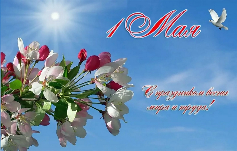 С 1 мая!