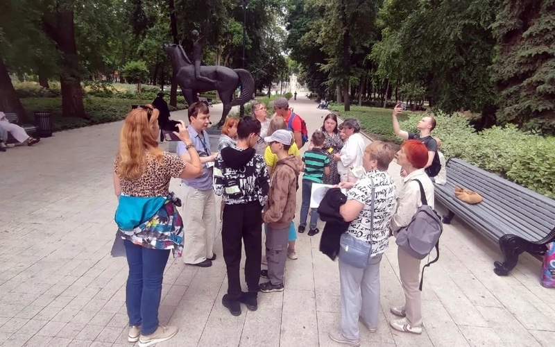В парке "Орлёнок"